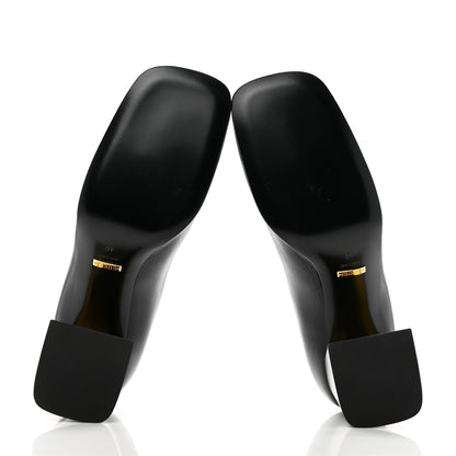 Gucci Malaga Kid Horsebit 75mm Pumps 40 Black 8 of 10