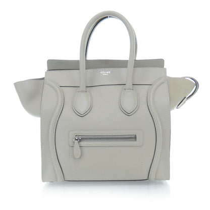 Celine Pebbled Leather Mini Luggage Bag Dune 1 of 12