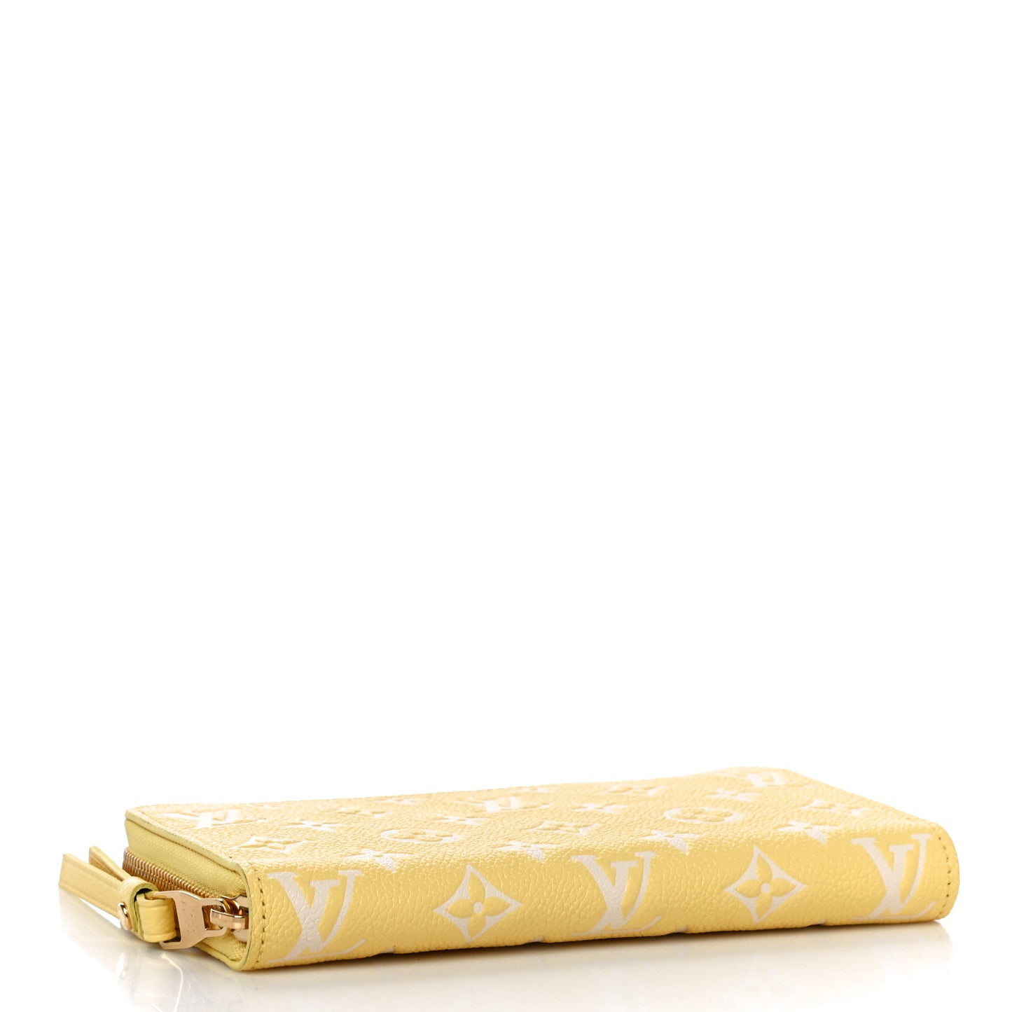 Empreinte Monogram Zippy Wallet Lemon Curd Yellow