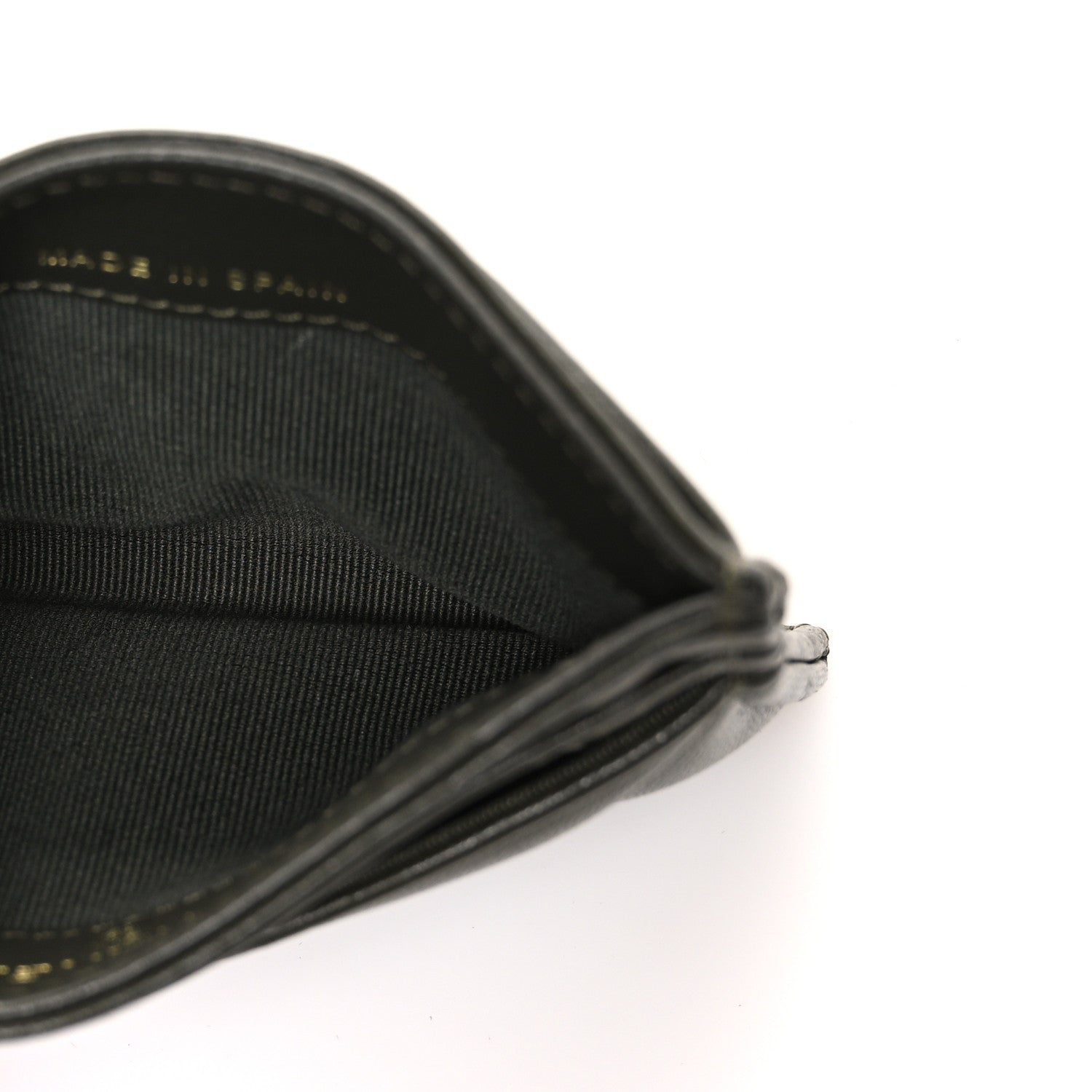 Chanel Lambskin Quilted Chanel 19 Card Holder Khaki 5 of 9