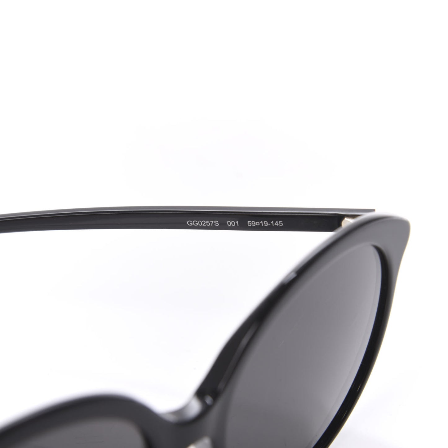 Acetate GG Sunglasses GG0257S Black