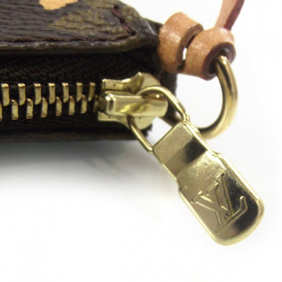 Monogram Graffiti Pochette Accessories Peach