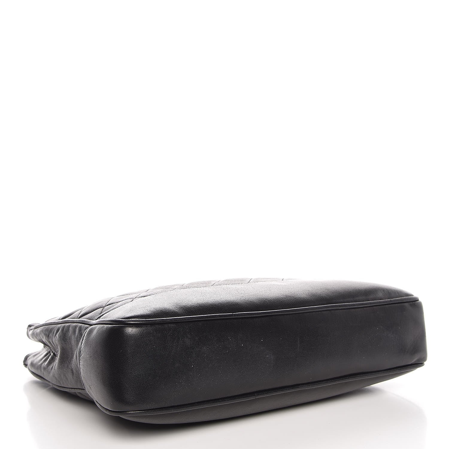 Chanel Lambskin Quilted Shopping Tote Black 4 of 7