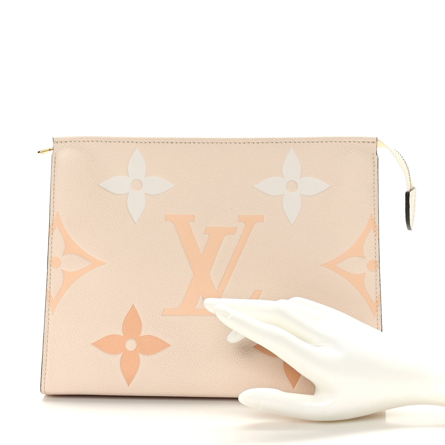 Empreinte Monogram Giant By The Pool Toiletry Pouch 26 Cream Saffron