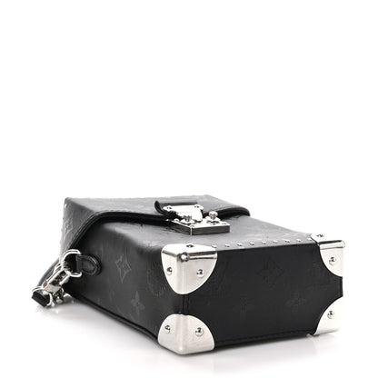 Louis Vuitton Calfskin Monogram Print Camera Box Black 4 of 8