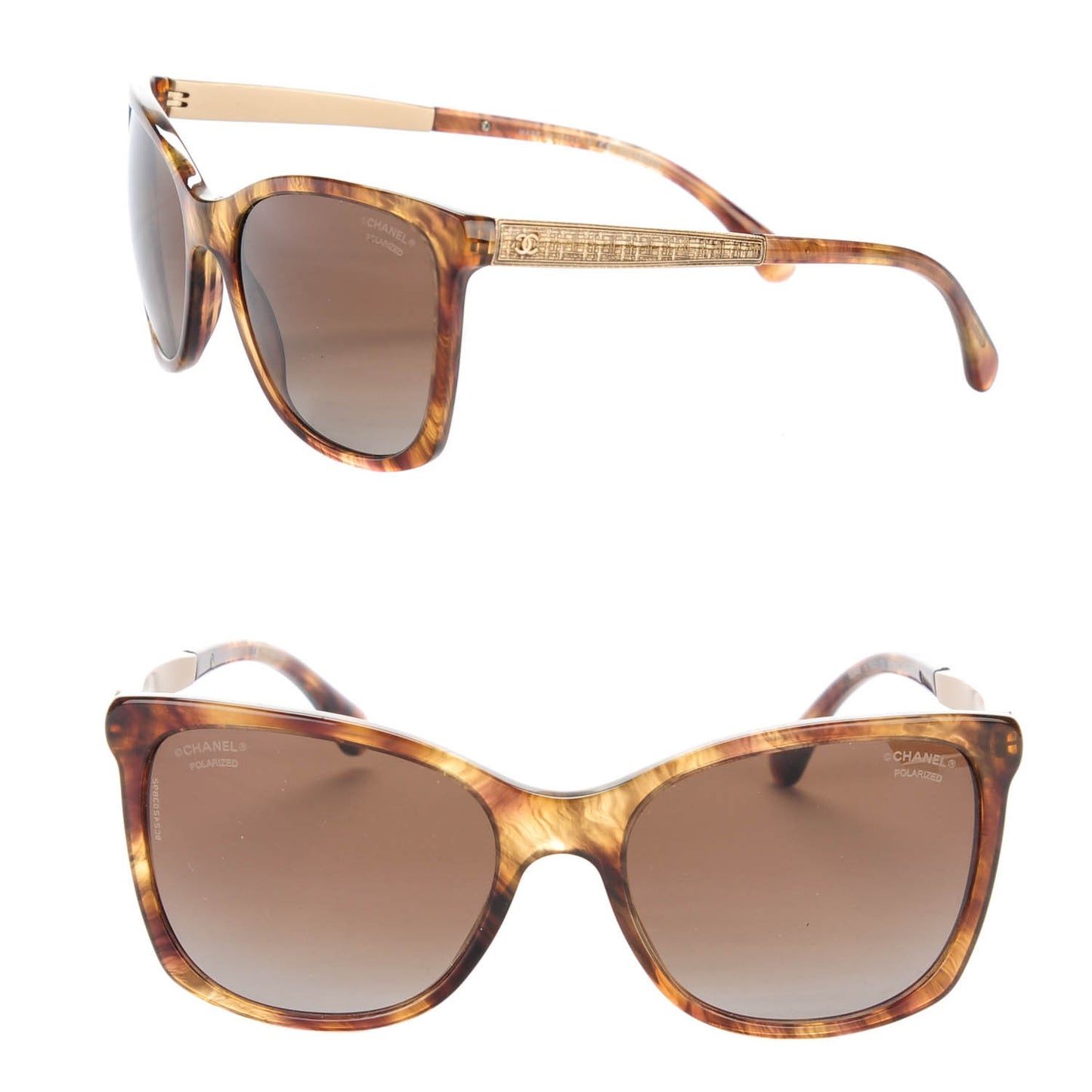 Square Signature Sunglasses 5348 Light Brown