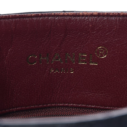 Chanel Lambskin Quilted Shopping Tote Navy 6 of 12