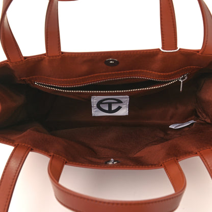 Telfar Vegan Leather Medium Shopping Bag Tan 5 of 11