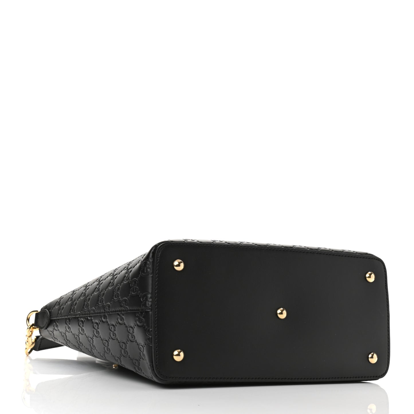 Guccissima Linea A Foldover Tote Black