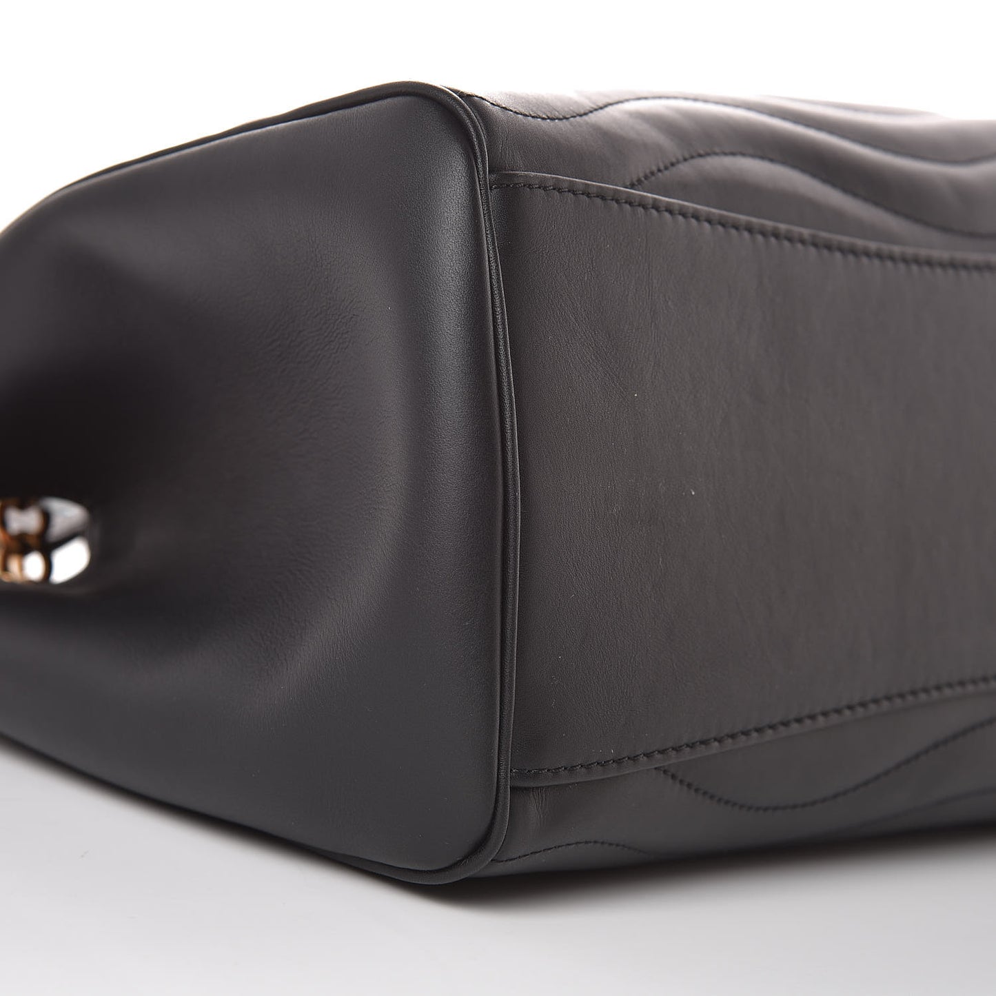 Calfskin New Wave Chain Tote Black