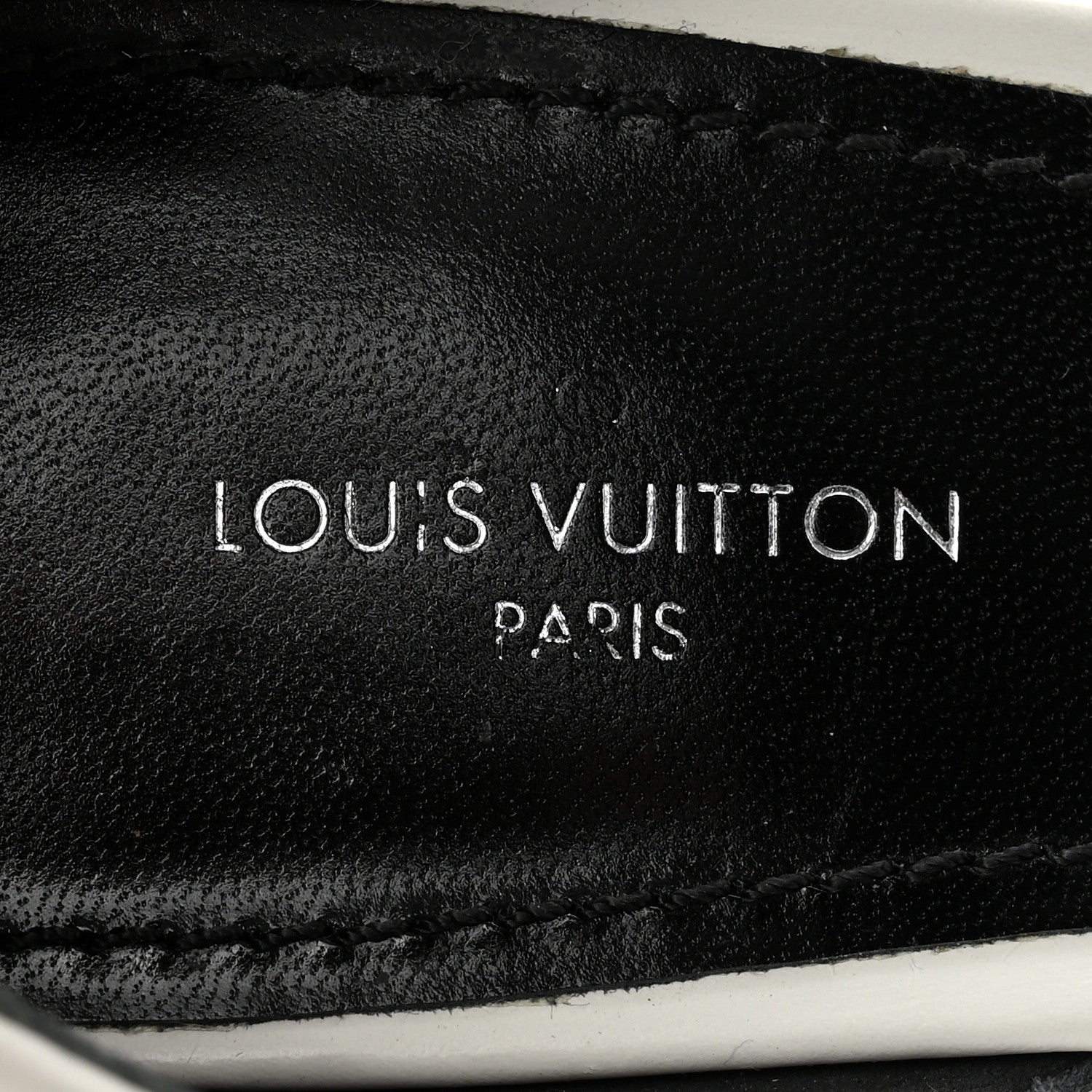 Louis Vuitton Calfskin Monogram Damier Tressage Matchmake Cross Sandals 37.5 White 8 of 16