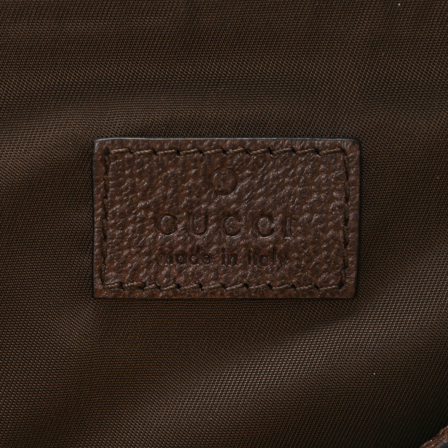 Gucci GG Supreme Monogram Textured Calfskin Web Medium Ophidia Cosmetic Case Beige Ebony New Acero 5 of 8