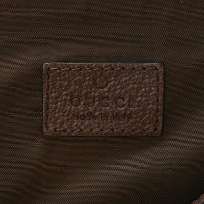 Gucci GG Supreme Monogram Textured Calfskin Web Medium Ophidia Cosmetic Case Beige Ebony New Acero 5 of 8