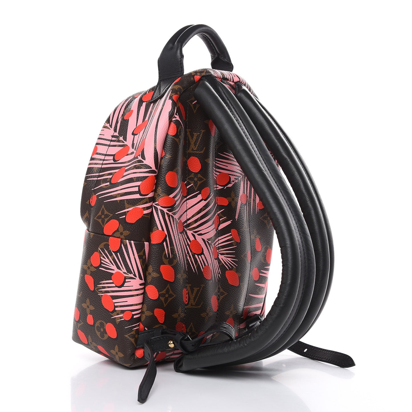 Monogram Jungle Dots Palm Springs Backpack PM Sugar Pink Poppy