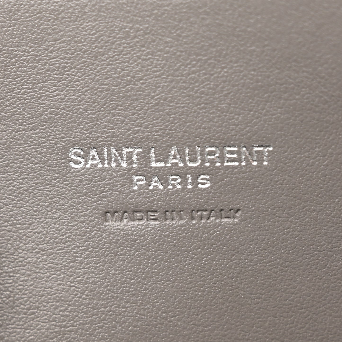 Grained Calfskin Nano Sac De Jour Fog