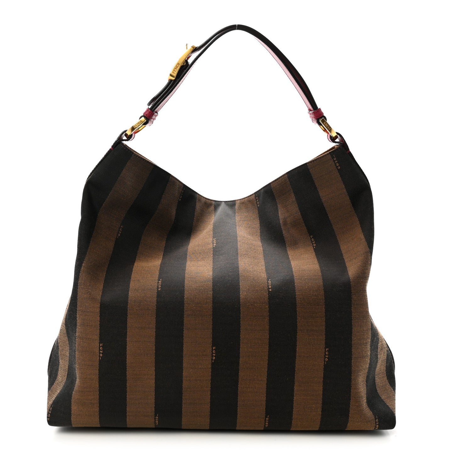 Pequin Cuoio Vegetale Large Hobo Tobacco Amarena