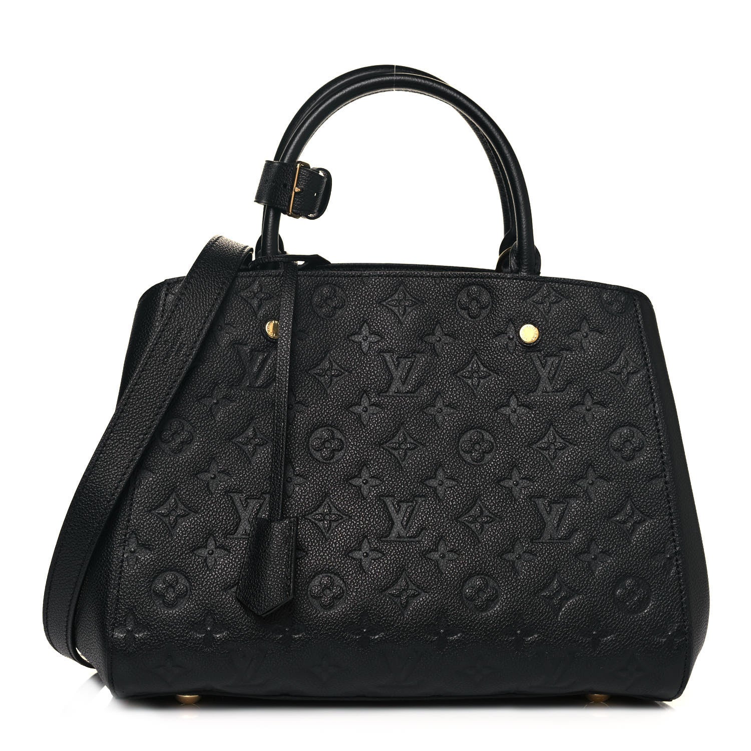 Louis Vuitton Empreinte Montaigne MM Black 1 of 12