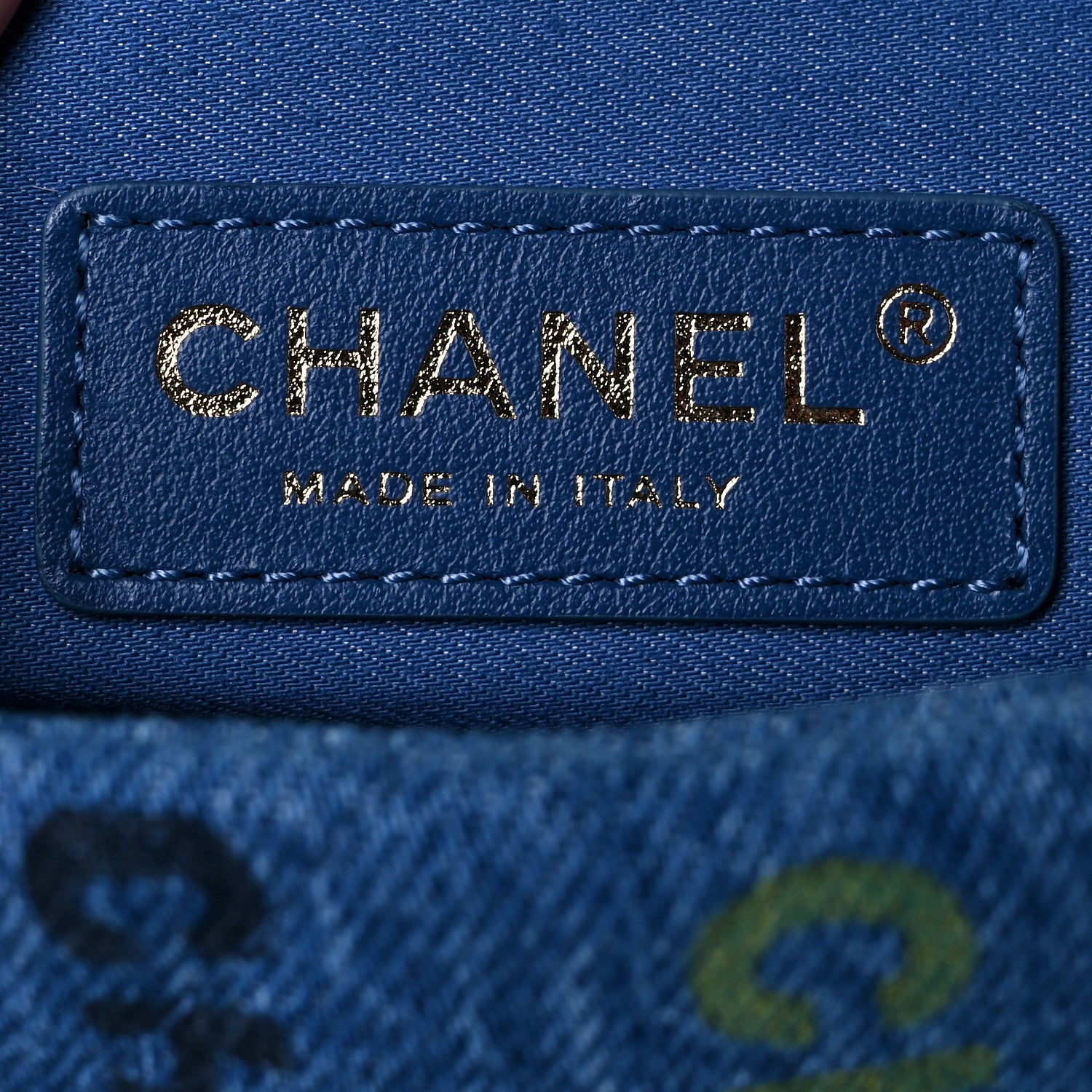 Chanel Denim Quilted Mini Denim Mood Rectangular Flap Blue Multicolor 9 of 10