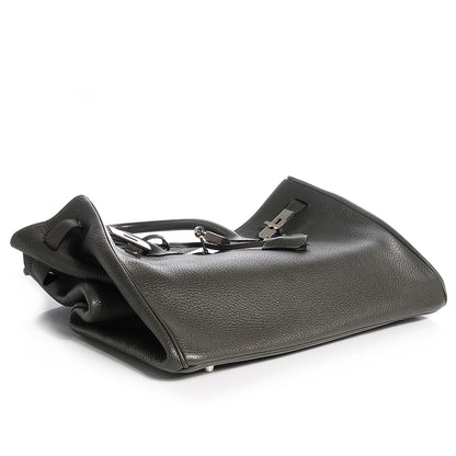 Hermes Taurillon Clemence Birkin 35 Vert de Gris 11 of 17