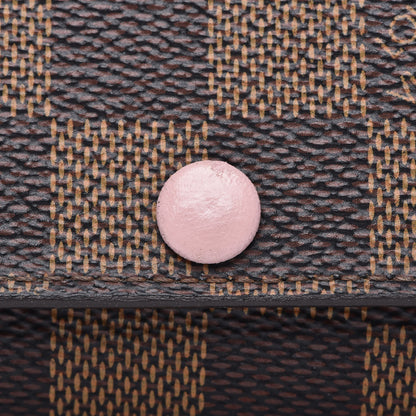 Louis Vuitton Damier Ebene Multicles 6 Key Holder Rose Ballerine 9 of 10