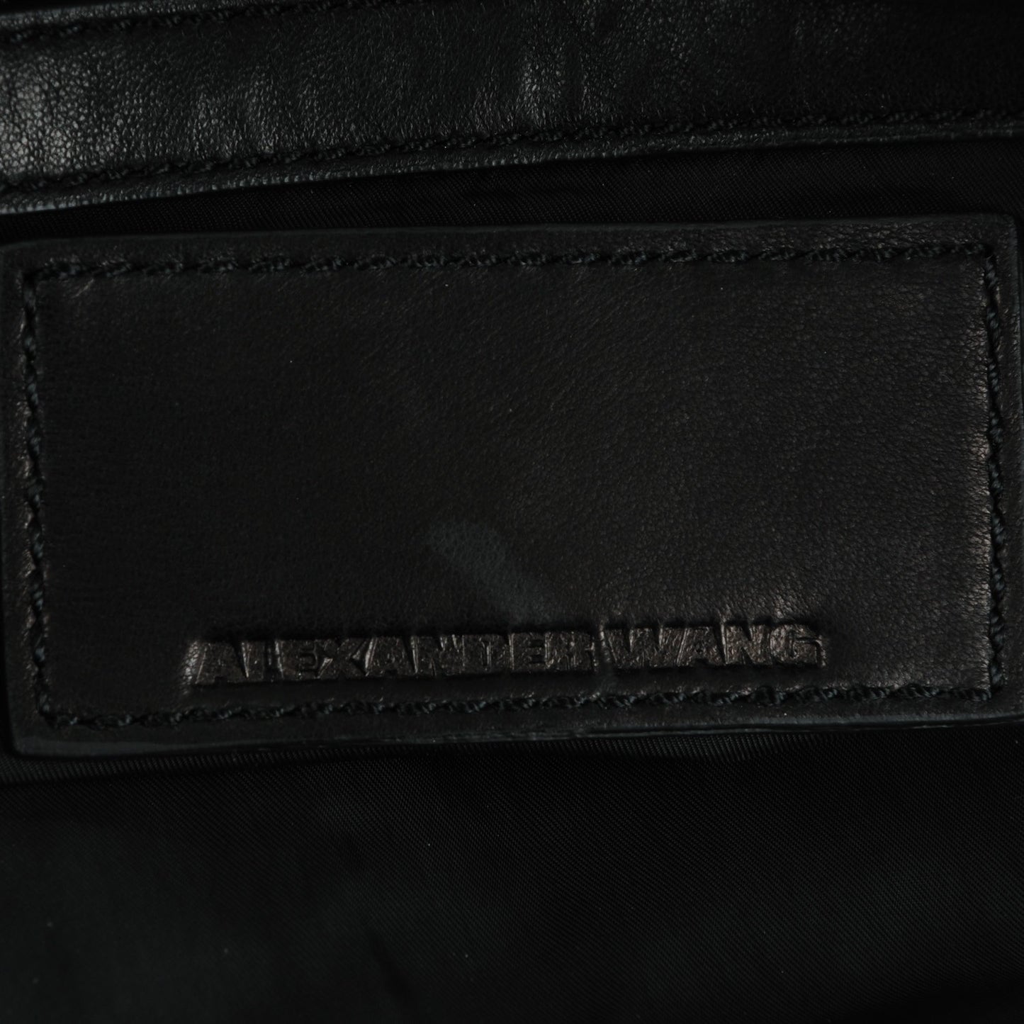 Washed Lambskin Brenda Chain Black