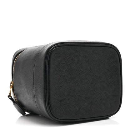 Chanel Caviar Vanity Cosmetic Case Black 4 of 11