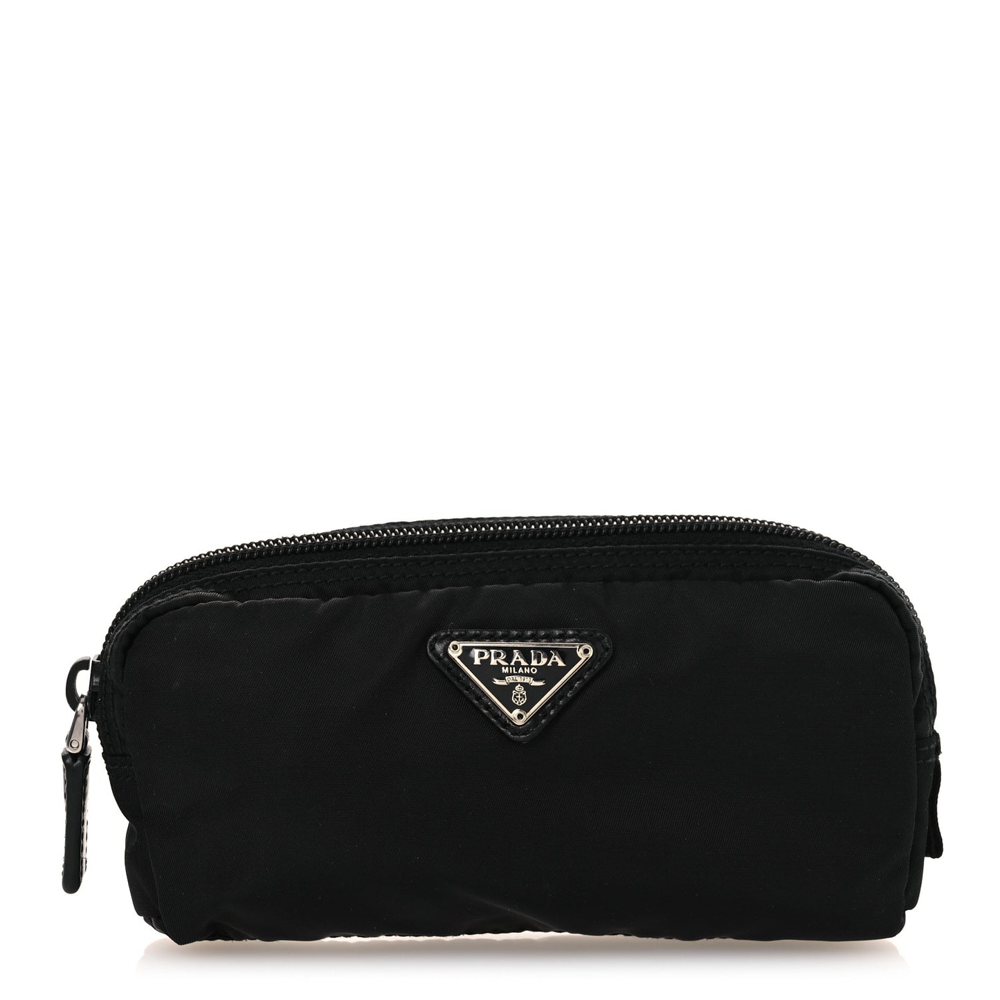 Tessuto Nylon Vela Cosmetic Pouch Black