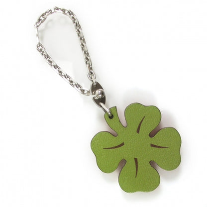 Hermes Leather Lucky Clover Key Chain 1 of 4