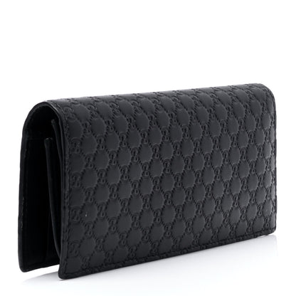 Gucci Microguccissima Bi-Fold Organizer Wallet Black 2 of 5
