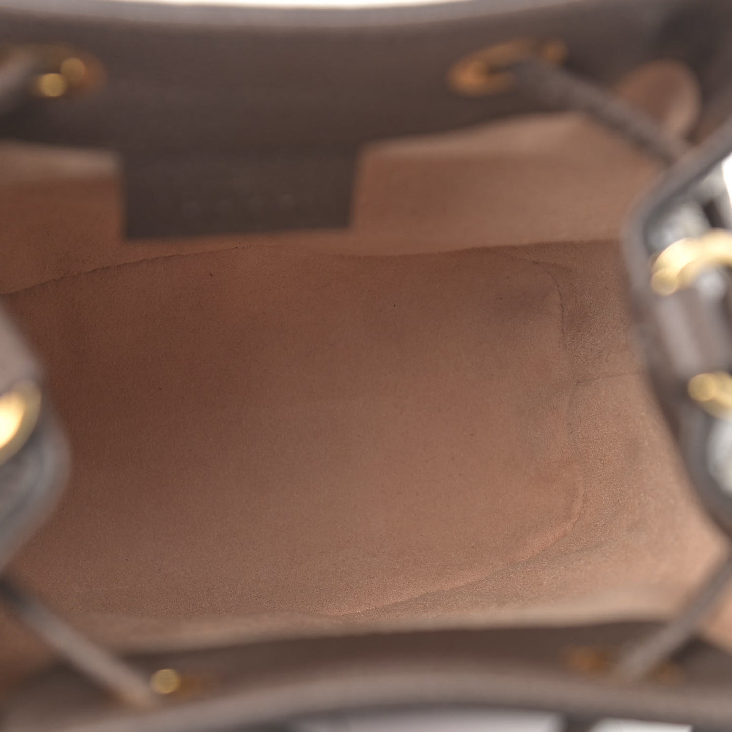 GG Supreme Monogram Web Mini Ophidia Bucket Bag Brown