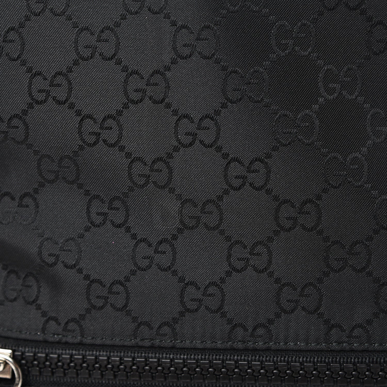 Gucci Nylon Monogram Slim Backpack Black 10 of 11