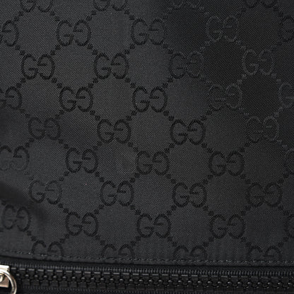 Gucci Nylon Monogram Slim Backpack Black 10 of 11
