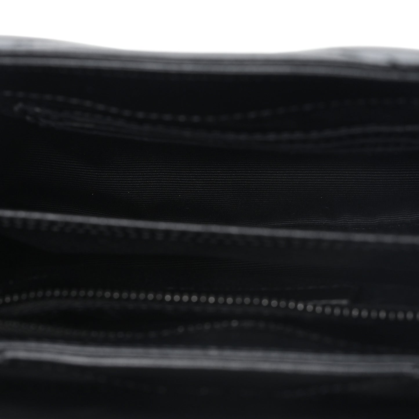 Calfskin Y Quilted Monogram Monochrome Toy Loulou Crossbody Bag Black Black