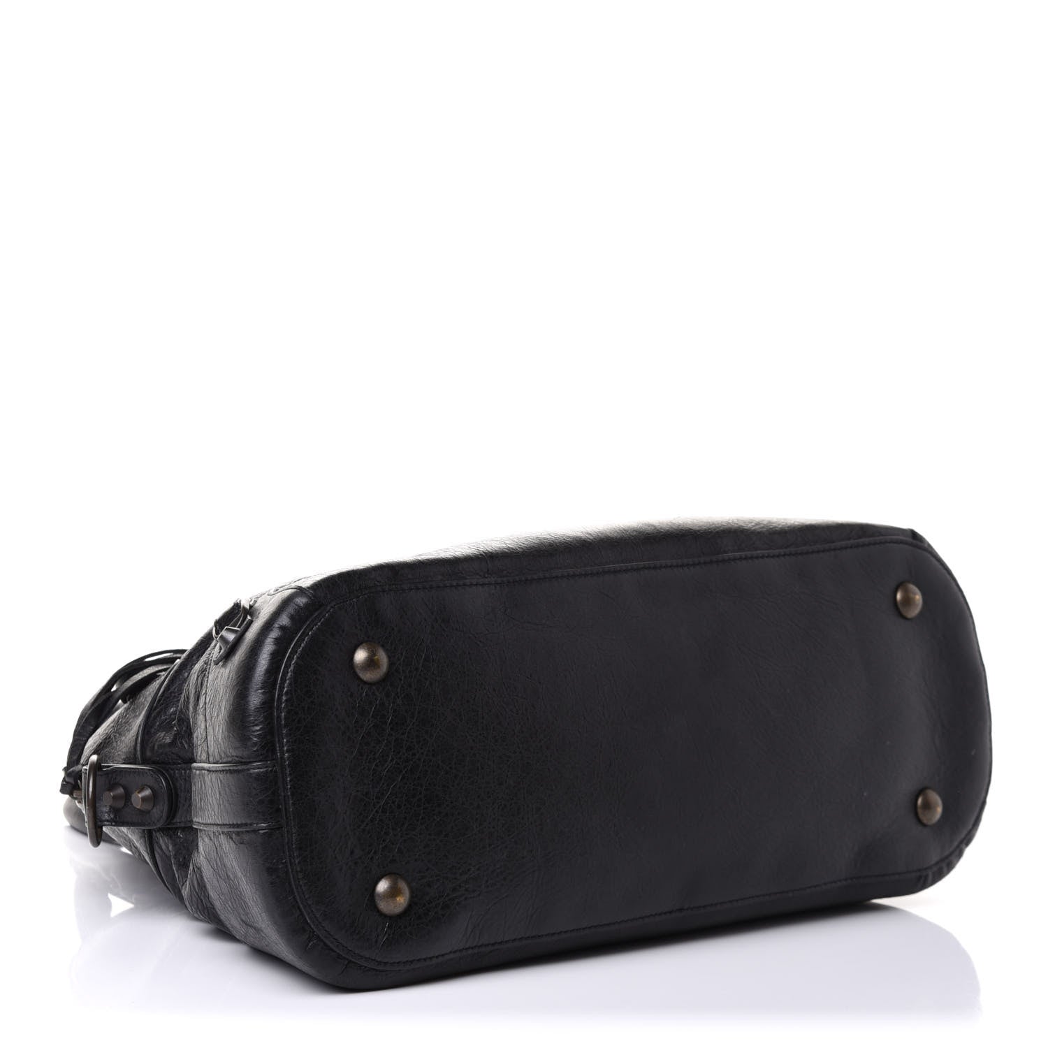 Balenciaga Agneau Classic Hardware Bowling Bag Black 3 of 9
