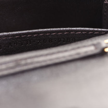 Fendi Glazed Fabric FF 1974 Nano Baguette Charm Mogano Panna 8 of 9