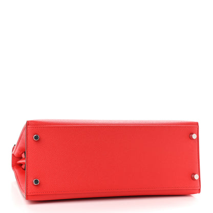Hermes Epsom Verso Kelly Sellier 28 Rouge de Coeur Rouge Grenat 4 of 8