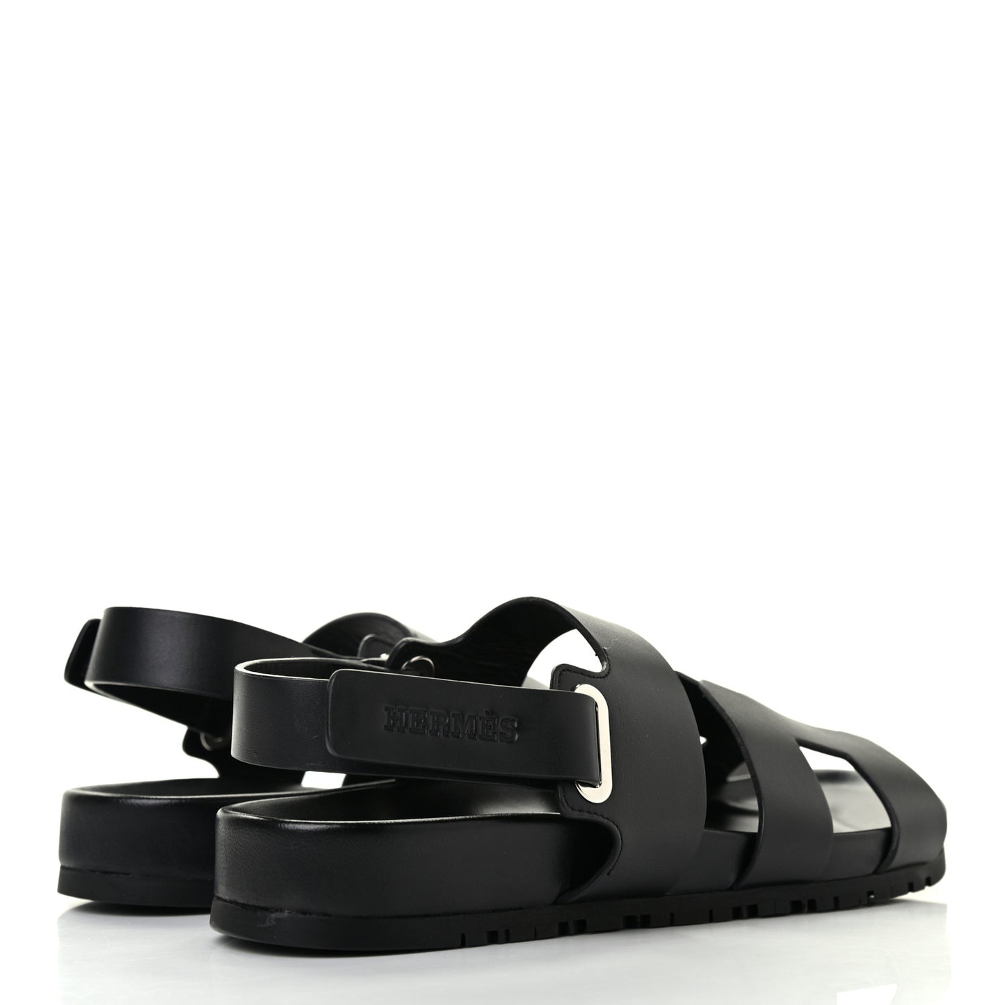 Calfskin Womens Takara Sandals 38.5 Black