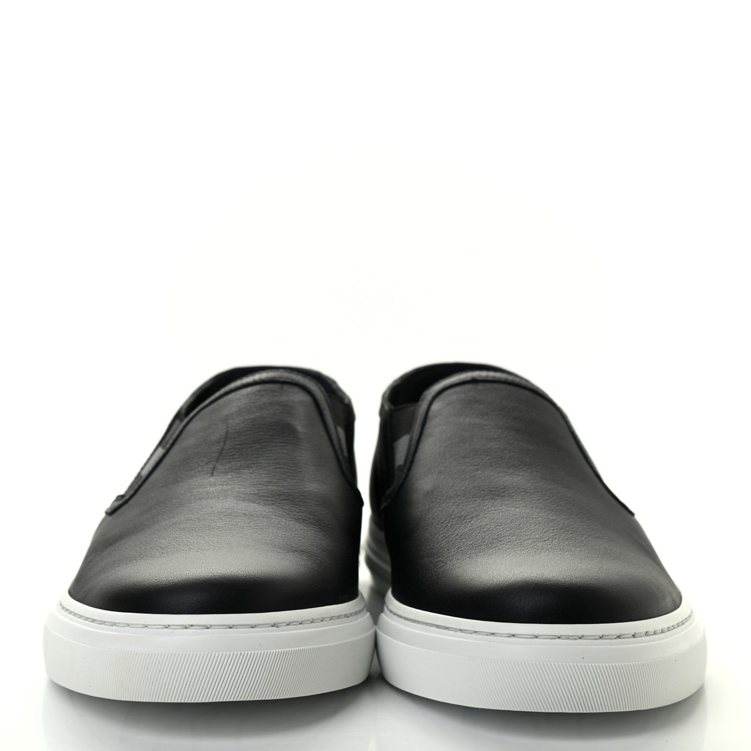 Gucci Soft Calfskin Mens Slip On Sneakers 8 Black 2 of 8