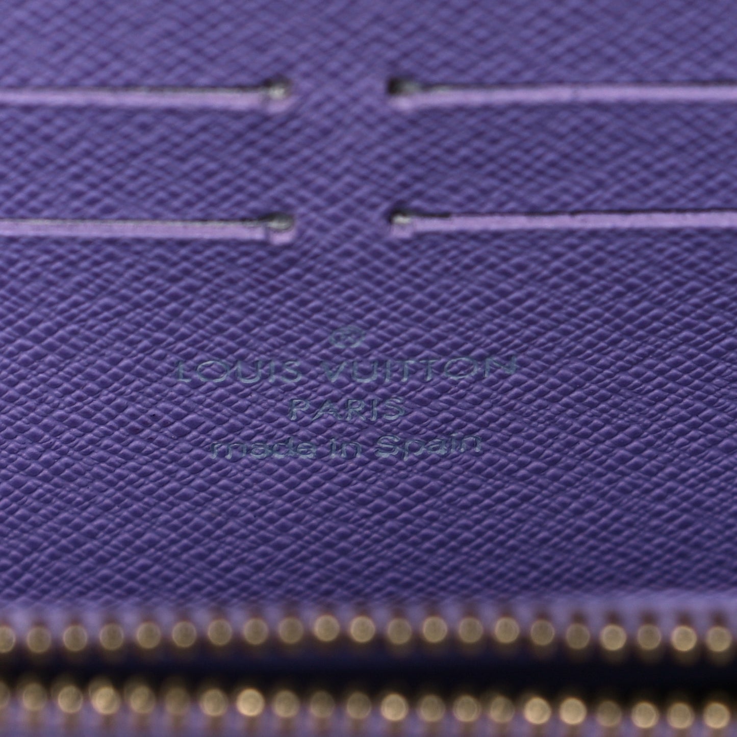 Monogram Multicolor Zippy Wallet Black Violet