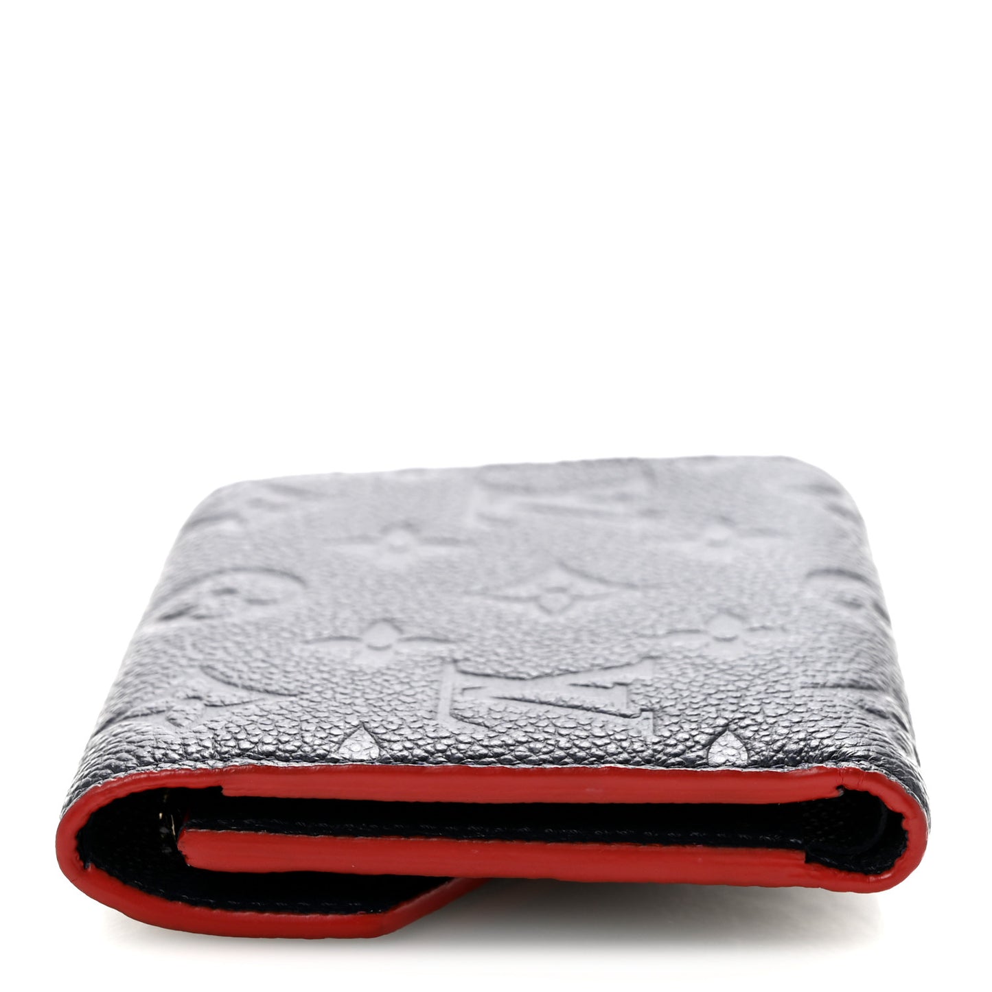 Empreinte Victorine Wallet Marine Rouge