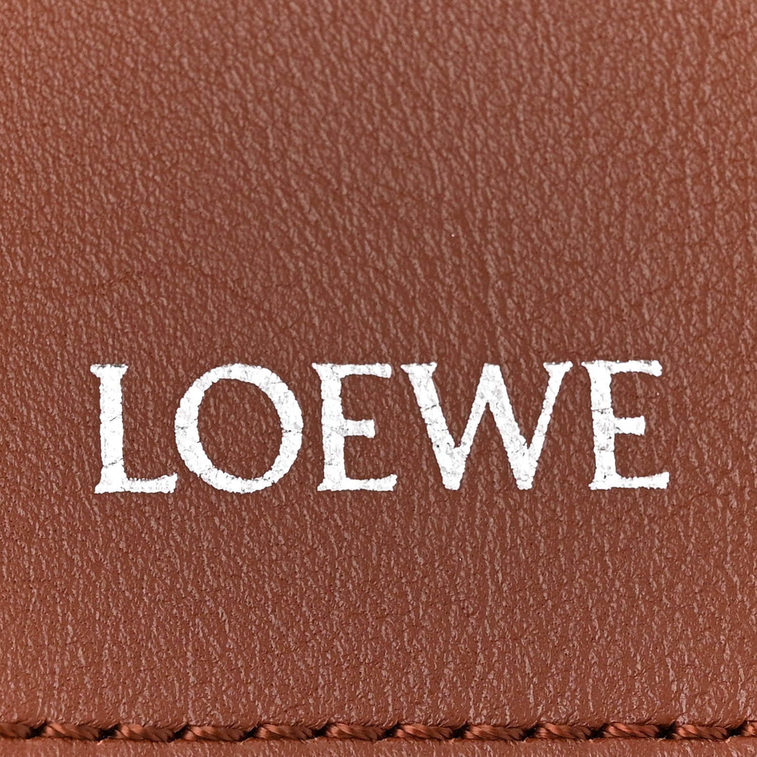 Loewe Shiny Supple Calfskin Flamenco Satchel Brownie 6 of 11