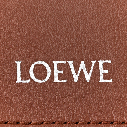 Loewe Shiny Supple Calfskin Flamenco Satchel Brownie 6 of 11
