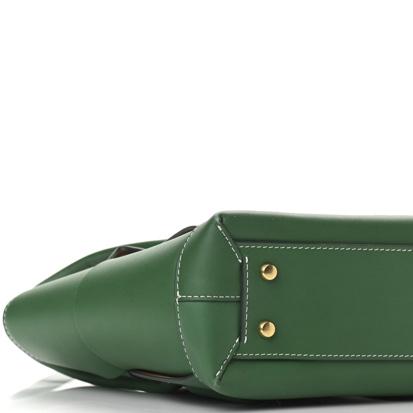 French Calfskin Maxi Intrecciato Arco 33 Racing Green