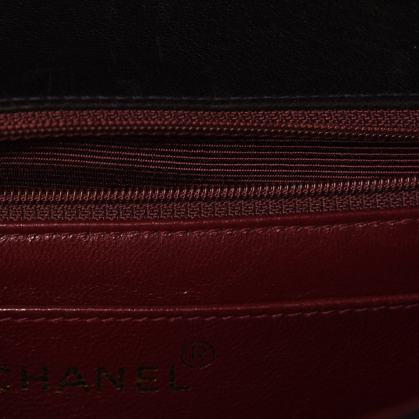 Lambskin Quilted Jumbo Single Flap Black