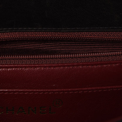Chanel Lambskin Quilted Jumbo Single Flap Black 7 of 9