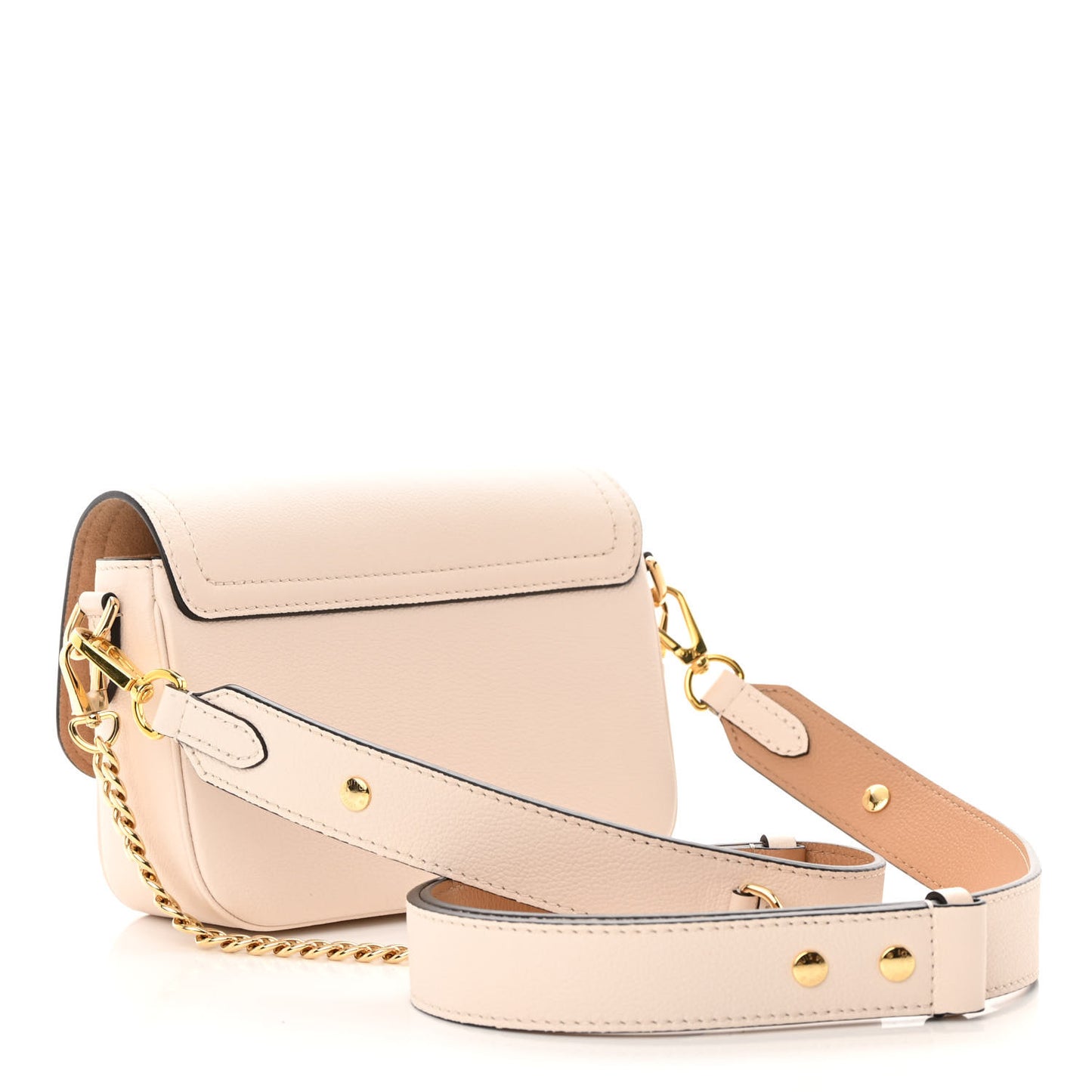 Grained Calfskin Lockme Tender Quartz