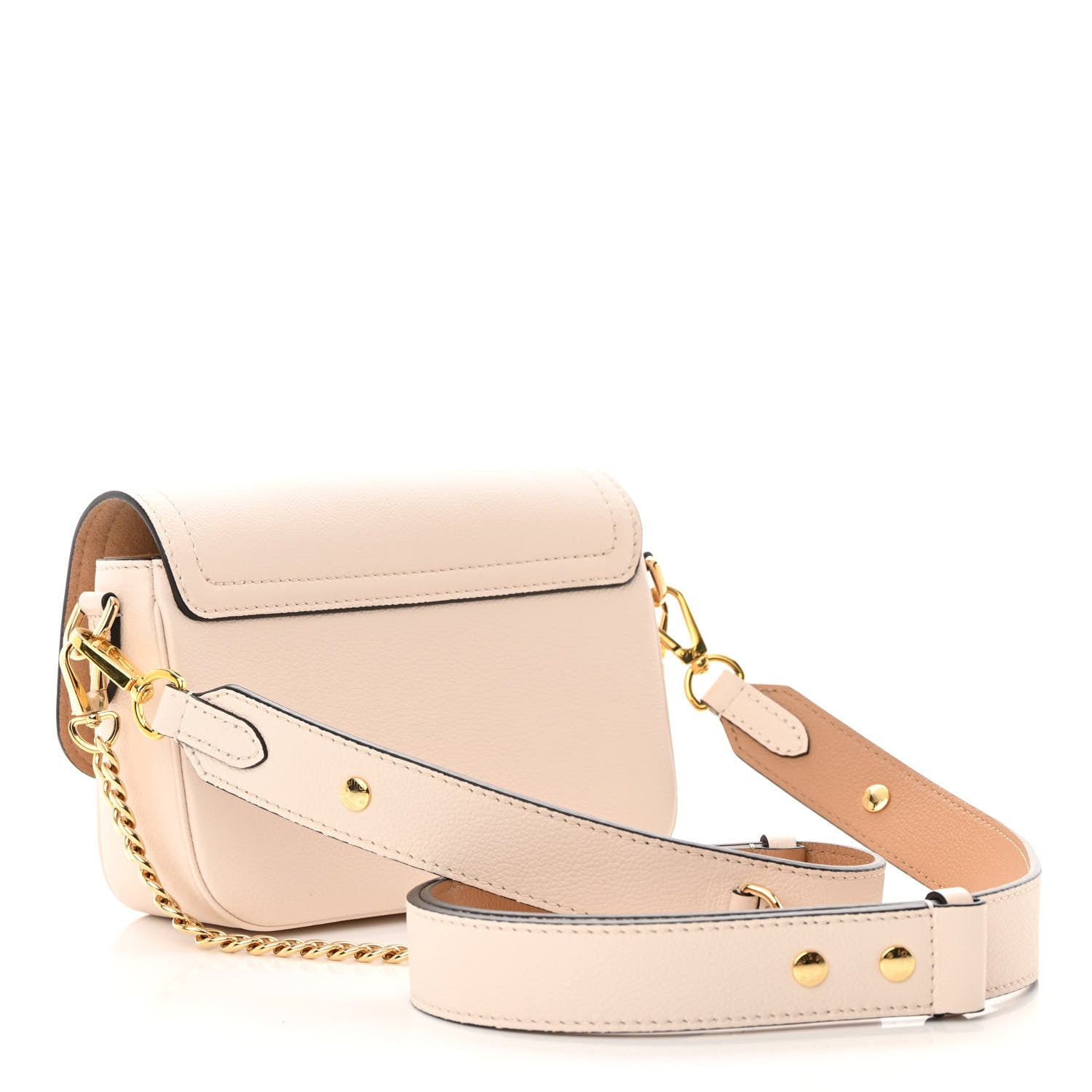 Louis Vuitton Grained Calfskin Lockme Tender Quartz 3 of 10