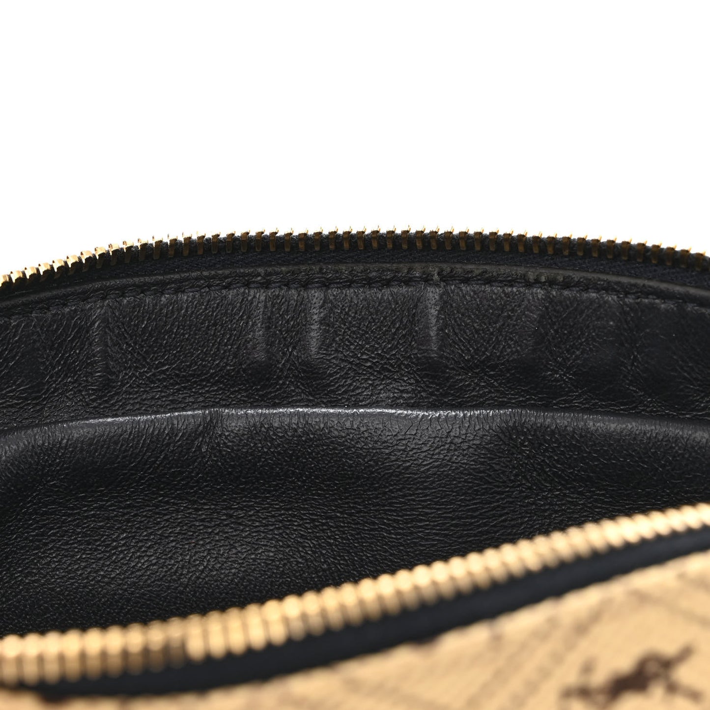 Canvas Monogram All Over Camera Bag Beige
