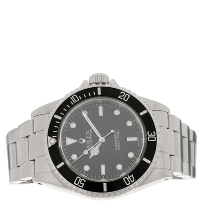 Rolex Stainless Steel 40mm Oyster Perpetual Submariner Watch Black 14060 2 of 4