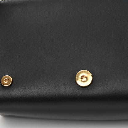 Burberry Smooth Calfskin Hackberry Crossbody Bag Black 17 of 18